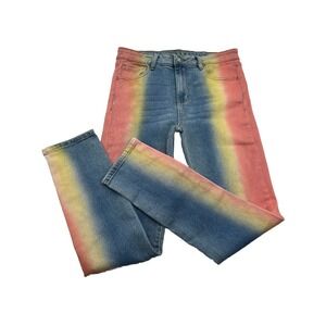 Vibrant Miu Orora Skinny Denim Jeans High-rise Multicolor Size Jr 11 W29
